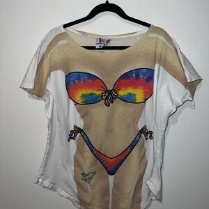 Colorful Bikini Graphic T-Shirt